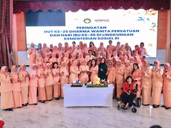 Gelar Peringatan HUT Ke-25 DWP dan Hari Ibu, Ini Pesan Mensos