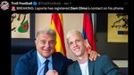 Meme Barcelona Gagal Daftarkan Dani Olmo, Laporta Main Squid Game