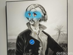 Lukisan Raden Saleh Centang Biru di Pameran Tunggal Danni Febriana
