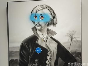 Lukisan Raden Saleh Centang Biru di Pameran Tunggal Danni Febriana Lukisan Raden Saleh Centang Biru di Pameran Tunggal Danni Febriana