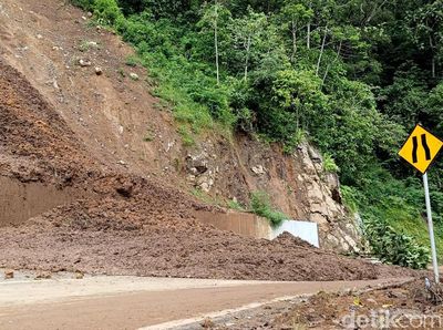 Jalur Lumajang-Malang Lumpuh, Akibat Tebing 20 Meter Longsor