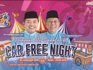 Malam Ini, Pemprov Gelar Car Free Night Jelang Perayaan HUT Jambi Ke-68 Malam Ini, Pemprov Gelar Car Free Night Jelang Perayaan HUT Jambi Ke-68