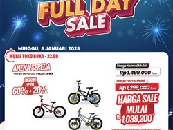 Aneka Sepeda Dibanderol Mulai Rp 1 Juta di Transmart Full Day Sale