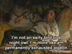 10 Meme Lukisan Klasik, Relate Buat Kamu yang Berjiwa Santuy