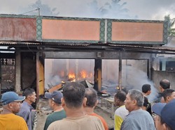 3 Rumah Warga di Sorong Hangus Terbakar gegara Anak Bermain Api