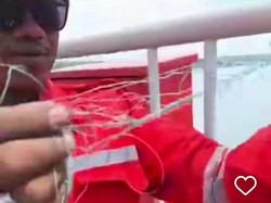 Pengendara Motor Luka Terjerat Benang Nilon di Jembatan Suramadu