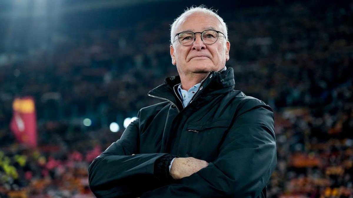 Claudio Ranieri belum terkalahkan dalam Derby Roma. Foto: NurPhoto via Getty Images/NurPhoto
