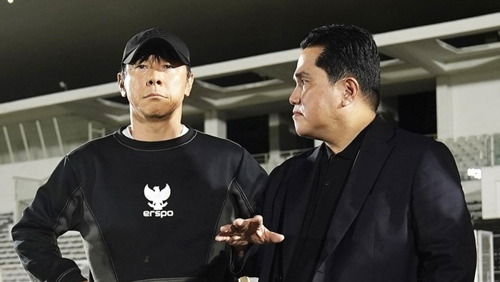 Erick Thohir Senang Jajan Enak hingga Makan Bareng Shin Tae-yong