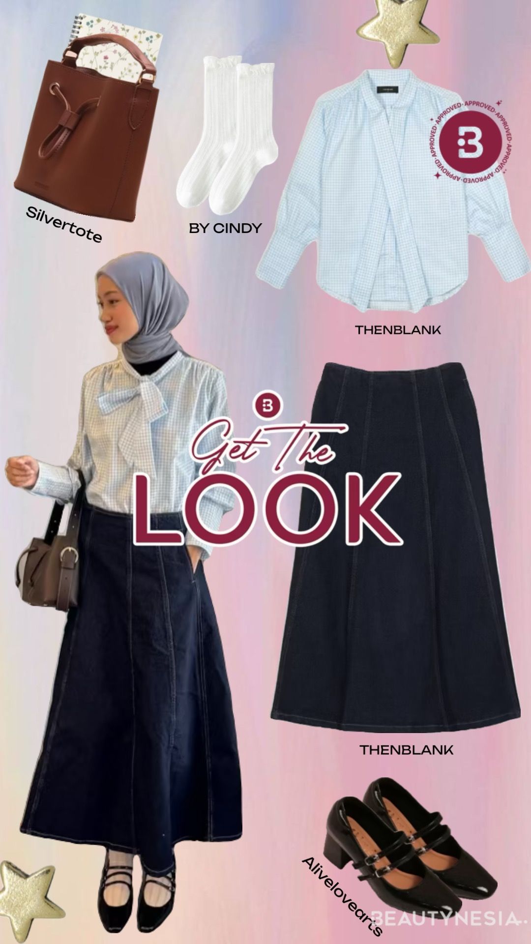 Get The Look: Ide Outfit ke Kampus ala Kana Az-Zahra, Tampil Stylish dengan Tie Blouse!