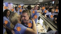 Meme fans MU bergembira di 15 menit pertama, ketika mampu meredam Liverpool. Babak pertama lalu tuntas 0-0. Foto: dok. Internet/X (Twitter)