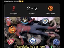 Ramai Meme Usai Liverpool Vs MU Tuntas 2-2