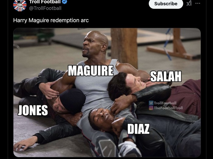 Meme Liverpool vs MU