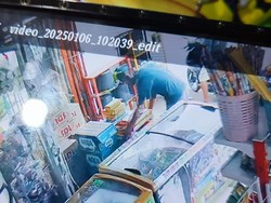 Heboh Aksi Maling 4 Karung Beras di Lubuklinggau Terekam CCTV