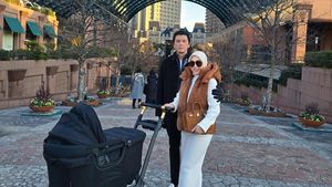 Syahrini Boyong Princess R Temani Reino Barack Pulang Kampung ke Jepang