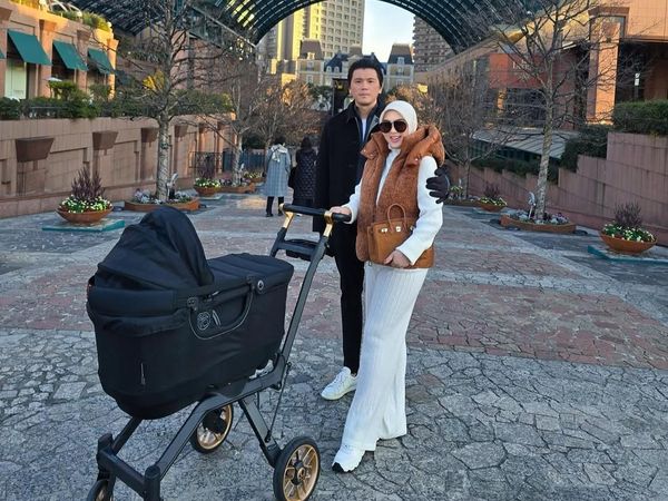 Syahrini Boyong Princess R Temani Reino Barack Pulang Kampung ke Jepang