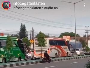Heboh Emak-emak Motoran Lawan Arah di Jalan Jogja-Solo, Begini Endingnya Heboh Emak-emak Motoran Lawan Arah di Jalan Jogja-Solo, Begini Endingnya