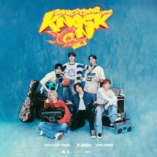 Poster konser BOYNEXTDOOR 'KNOCK ON Vol. 1'