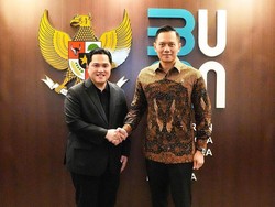 AHY Bertemu Erick Thohir, Bahas Pembangunan Ekosistem Transportasi