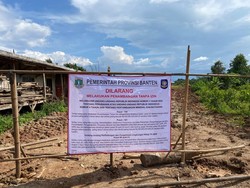 Pemprov Banten Segel Proyek Galian Milik Perusahaan Tambang di Rangkasbitung