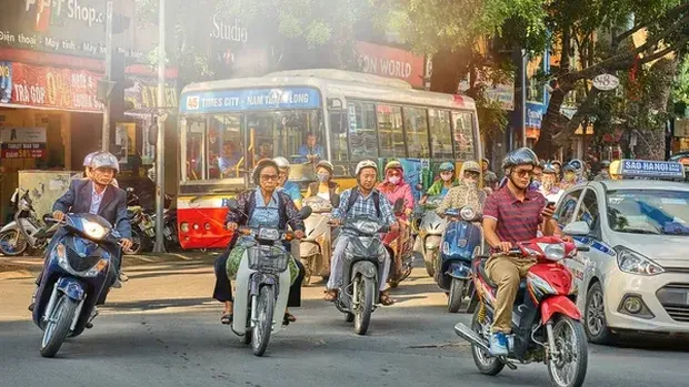 Jalan raya Vietnam.