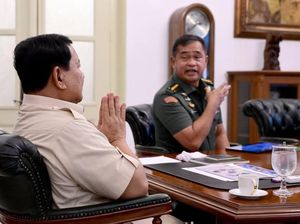 KSAD Temui Prabowo di Istana, Bahas Kesejahteraan Prajurit KSAD Temui Prabowo di Istana, Bahas Kesejahteraan Prajurit