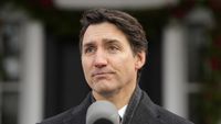 Momen PM Kanada Justin Trudeau Umumkan Pengunduran Diri