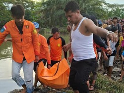 Hanyut Saat Lompat ke Sungai, Pria di Medan Ditemukan Tewas