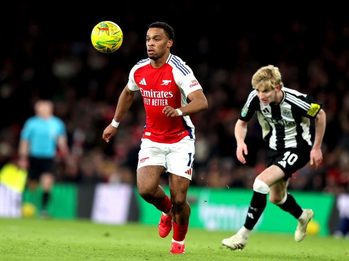 Arsenal kalah 0-2 dari Newcastle United di leg pertama semifinal Carabao Cup 2024/2025. (Foto: Mark Leech/Offside/Offside via Getty Images)