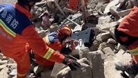Begini Kerusakan Akibat Gempa Bumi di Tibet