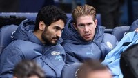 Pihak De Bruyne kabarnya juga sudah melakukan pembicaraan dengan Neom SC, klub divisi kedua Arab Saudi yang akan promosi ke Saudi Pro League. Foto: AFP/DARREN STAPLES