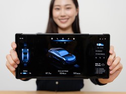 Samsung Pamer Layar OLED Geser dan Lipat Terbesar