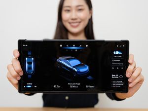 Samsung Pamer Layar OLED Geser dan Lipat Terbesar Samsung Pamer Layar OLED Geser dan Lipat Terbesar
