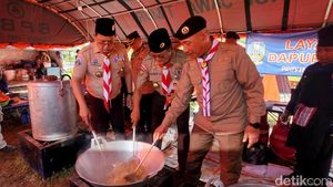 Kwarda Pramuka Jatim Simulasi Makan Bergizi Gratis di Jember