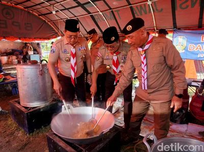Kwarda Pramuka Jatim Simulasi Makan Bergizi Gratis di Jember