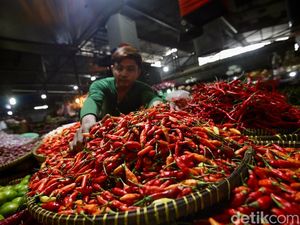 Harga Cabai Merah Melambung di Sumut, Capai Rp 60 Ribuan per Kg