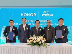 HONOR-Erajaya Teken MoU Penjualan Online, Ritel & Distribusi di Indonesia