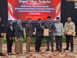 KPU Tetapkan Paslon HARUM Jadi Walkot-Wawalkot Mataram Terpilih 2025-2030