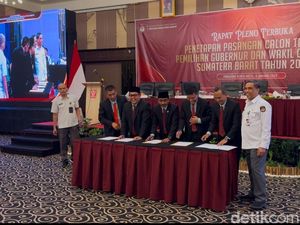 KPU Tetapkan Mahyeldi-Vasko sebagai Gubernur-Wagub Sumbar Terpilih KPU Tetapkan Mahyeldi-Vasko sebagai Gubernur-Wagub Sumbar Terpilih