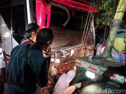 Detik-detik Mencekam Bus Rombongan SMK TI Bali Global Kecelakaan di Kota Batu