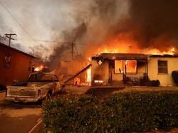 Los Angeles Bak Neraka Imbas Kebakaran Hutan, Kesehatan Warganya Terancam