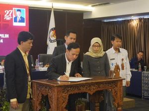 KPU Tetapkan Witiarso Utomo-Ibnu Hajar Jadi Bupati dan Wabup Jepara Terpilih KPU Tetapkan Witiarso Utomo-Ibnu Hajar Jadi Bupati dan Wabup Jepara Terpilih