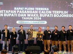 Sah, KPU Tetapkan Wahono-Nurul Sebagai Bupati-Wabup Bojonegoro Terpilih