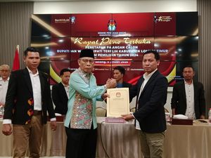 Iron-Edwin Ditetapkan Jadi Bupati dan Wabup Lombok Timur Terpilih 2025-2030 Iron-Edwin Ditetapkan Jadi Bupati dan Wabup Lombok Timur Terpilih 2025-2030