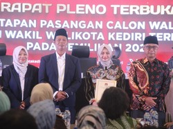 KPU Kota Kediri Tetapkan Vinanda-Gus Qowim Menangi Pilwali Kediri