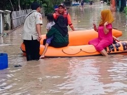 720 KK Terdampak Banjir Akibat Sungai di Muara Enim Meluap karena Hujan