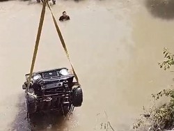 Tak Tahan BAB Berujung Taft Kebo Nyemplung Kali di Piyungan