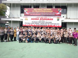 Kapolsek Pademangan Lepas Polisi Purnabakti, Titip Jaga Nama Baik Polri