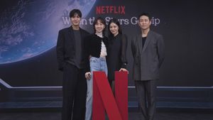 7 Gaya Pemain Drakor When the Stars Gossip Hadiri Preskon, Kompak Serba Hitam