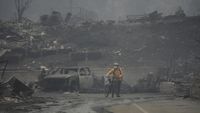 Potret Kehancuran Los Angeles Akibat Kebakaran Hutan