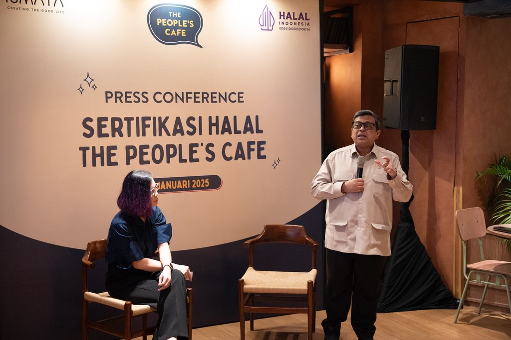 The People's Cafe sertifikasi halal